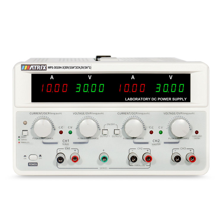 MPS-H-3 Series 3-Channel Linear DC Power Supply